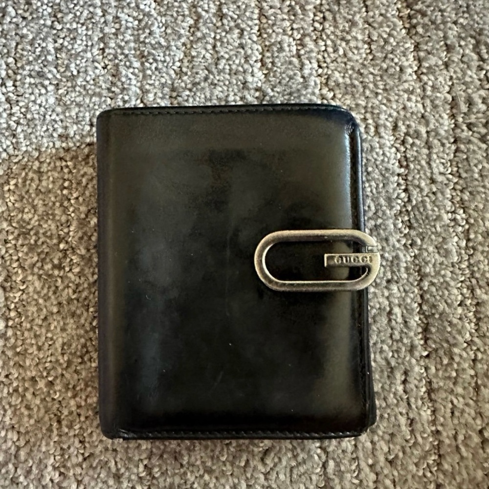 Gucci Black Patent Wallet